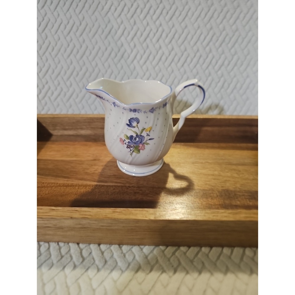 Nikko Multicolor Fine Tableware Blue Peony Creamer Japan